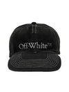 Bukishi logo embroidery ball cap black - OFF WHITE - BALAAN 2