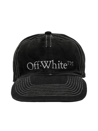 Embroidery Bookish Logo Ball Cap Black - OFF WHITE - BALAAN 2