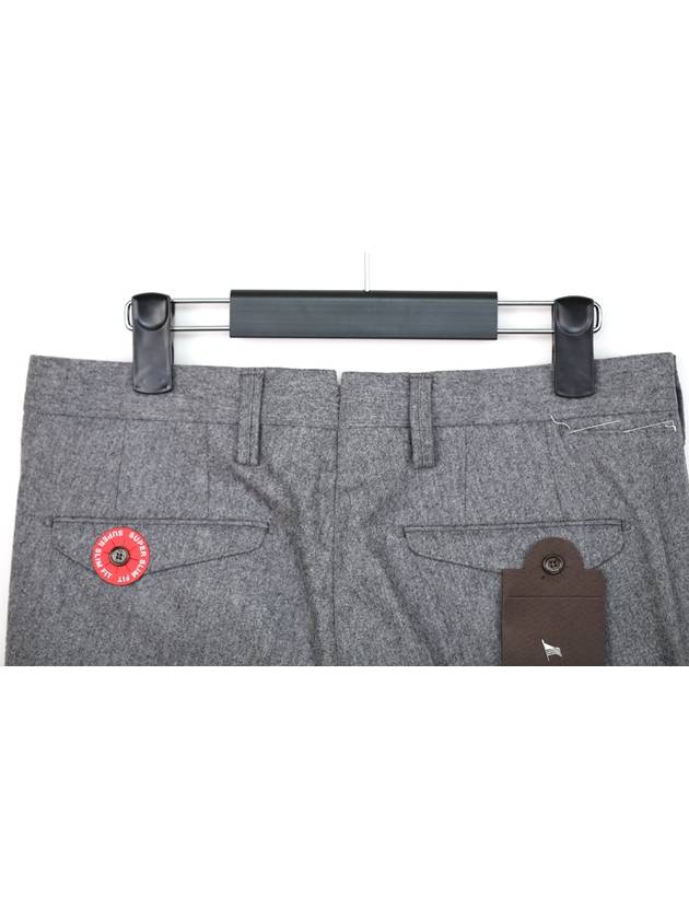 West Point Wool Pants Gray Super Slim Fit - PT01 - BALAAN 8