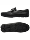 Gancini Ornament Driving Shoes Black - SALVATORE FERRAGAMO - BALAAN 3