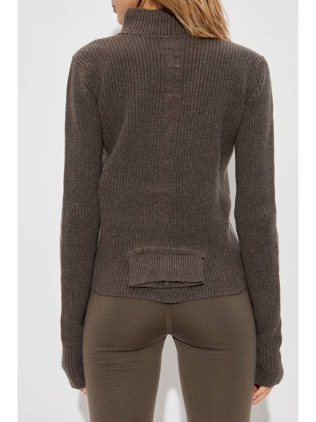 Rick Owens Wool Sweater Headon, Women's, Brown - RICK OWENS - BALAAN 4