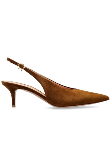 Gianvito Rossi Heeled Shoes 'Robbie', Women's, Brown - GIANVITO ROSSI - BALAAN 1