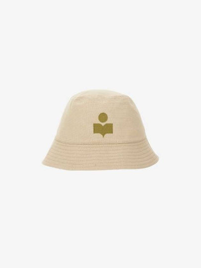 Haley Embroidered Logo Bucket Hat Beige - ISABEL MARANT - BALAAN 2