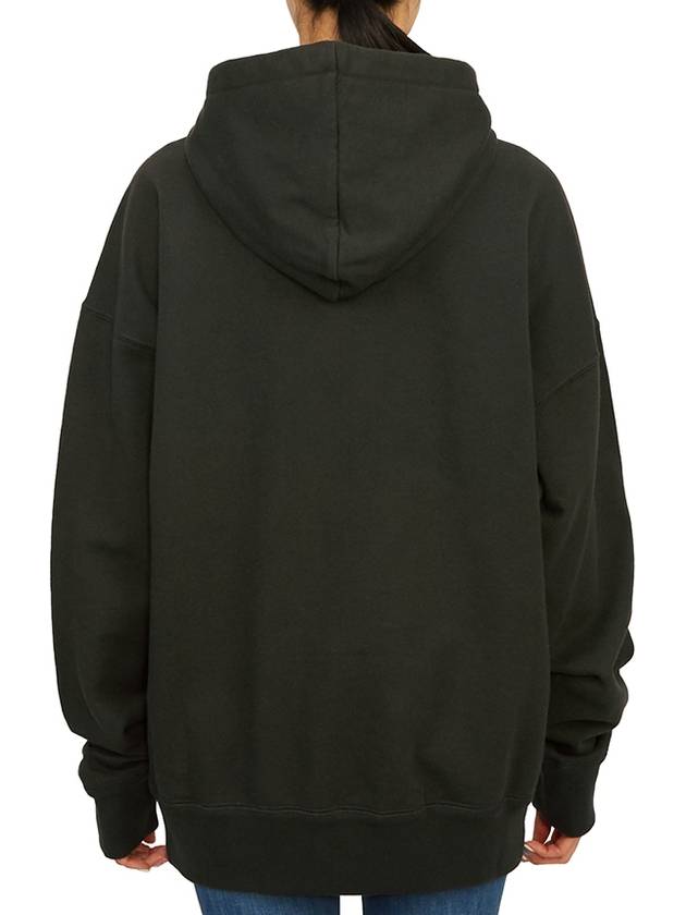 Mansel Logo Hoodie Faded Black - ISABEL MARANT - BALAAN 5