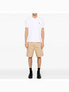 Fox Head Patch Cotton Polo Shirt White - MAISON KITSUNE - BALAAN 6