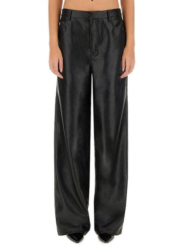 Rotate Birger Christensen Faux Leather Pants - ROTATE - BALAAN 1