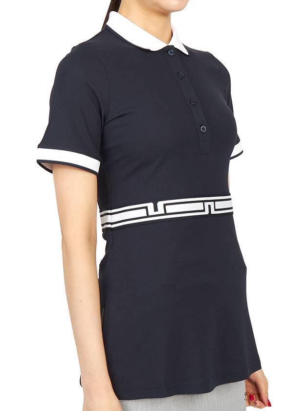 Women's Bellina Polo Short Dress Navy - J.LINDEBERG - BALAAN 4