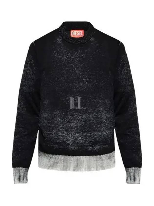 K Larence B Knit Top Black - DIESEL - BALAAN 2