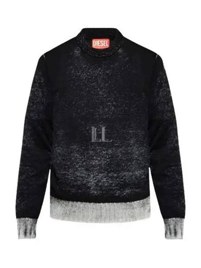 K Larence B Knit Top Black - DIESEL - BALAAN 2