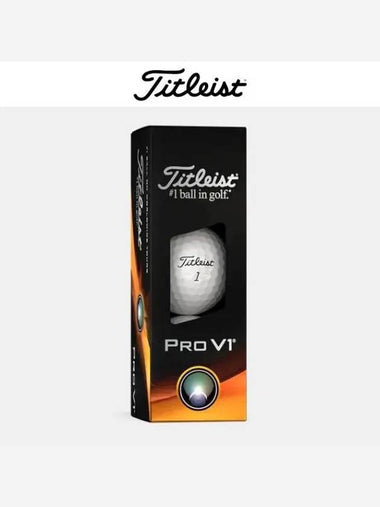 Acushnet Korea Genuine 2023 Pro V1 Golf Ball White 3 Piece 1 Row Pieces - TITLEIST - BALAAN 1