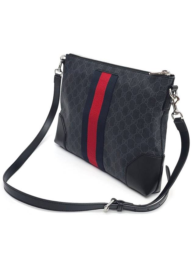 474139 Tricolor stitch shoulder bag cross - GUCCI - BALAAN 3