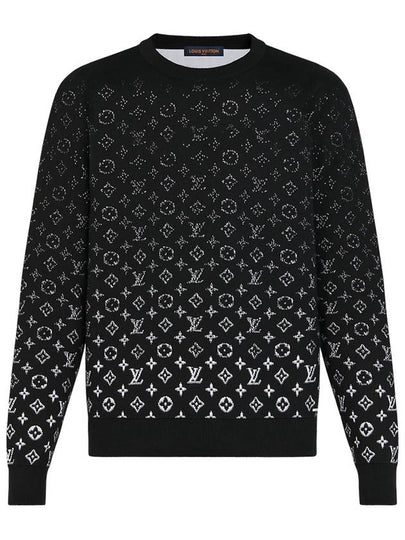 Lvse Monogram Degrade Sweatshirt Black - LOUIS VUITTON - BALAAN 2