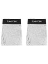 Men's Cotton Boxer Briefs Grey 2 Pack - TOM FORD - BALAAN 3