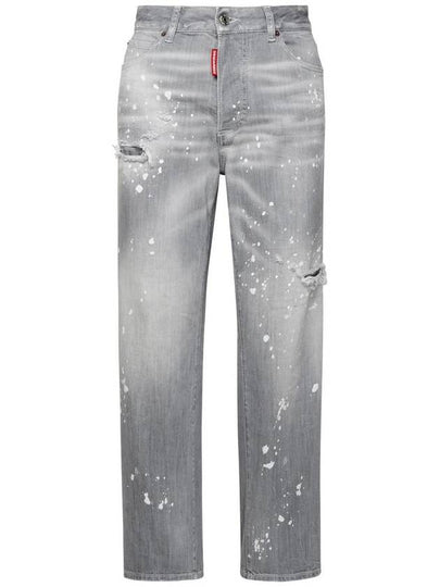 Denim Straight Pants S75LB0903 S30260 852 GRAY - DSQUARED2 - BALAAN 2