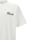 Small Embroidered Tarbo Short Sleeve T Shirt Blanc Optic - BERLUTI - BALAAN 4