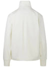 Logo Patch Knit Padded Zip-up Jacket White - MONCLER - BALAAN 4