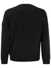 Garment Dyed Malfile Crewneck Sweatshirt Black - STONE ISLAND - BALAAN 4