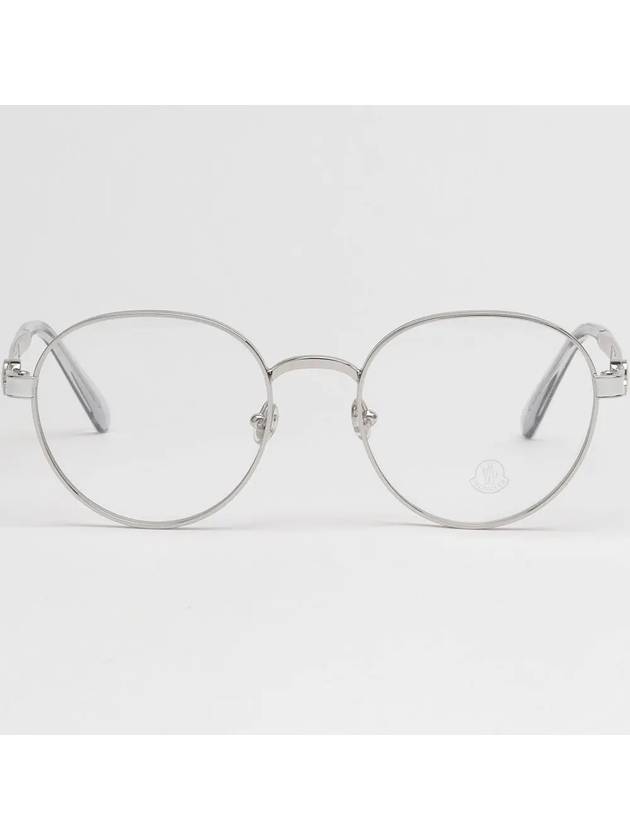 Glasses frame ML5179 016 silver round - MONCLER - BALAAN 3