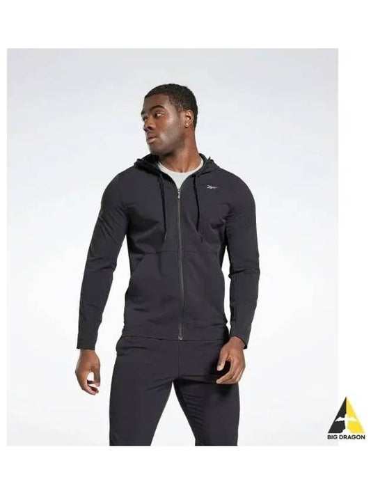 Performance hooded zip up black HG6730 - REEBOK - BALAAN 1