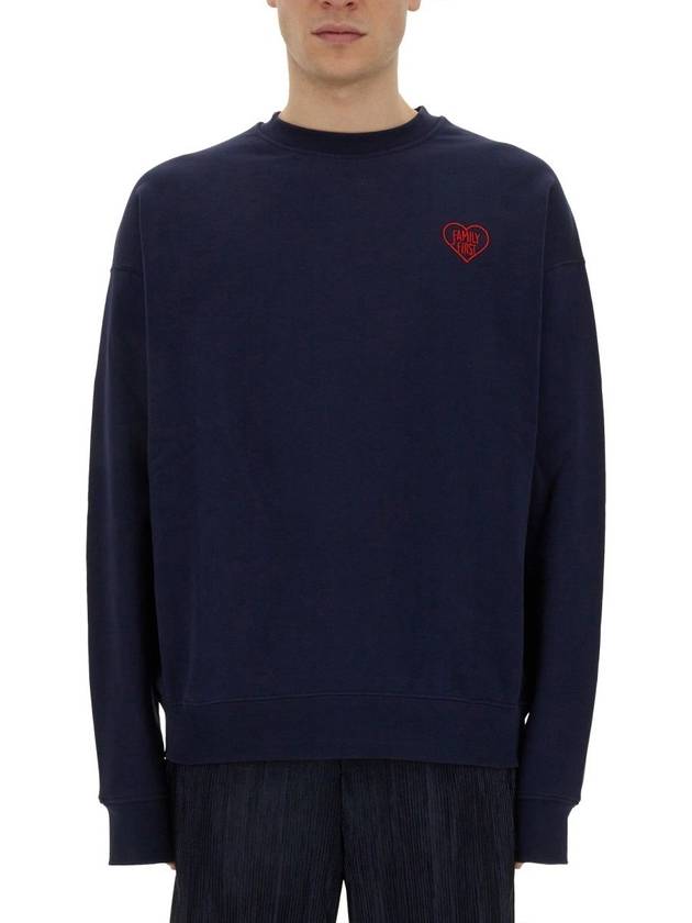 Family First Sweatshirt With Heart Embroidery - FAMILY FIRST - BALAAN 5