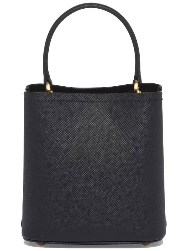 Small Saffiano Leather Tote Bag Black - PRADA - BALAAN 5