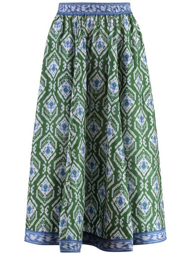 Zimmermann Wyle Printed Silk Skirt - ZIMMERMANN - BALAAN 1