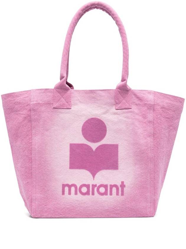 Yenky Small Cotton Tote Bag Pink - ISABEL MARANT - BALAAN 1