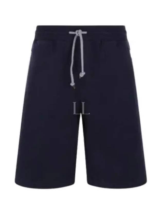 Men's Zipper Pocket Shorts Blue - BRUNELLO CUCINELLI - BALAAN 2