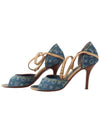 Monogram denim heel sandals size 3633594Y - LOUIS VUITTON - BALAAN 6