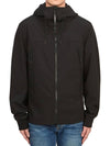 Shell R Goggle Hooded Jacket Black - CP COMPANY - BALAAN 2