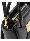 One Stud Top Handle Tote Bag Black - VALENTINO - BALAAN 10