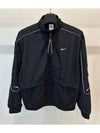 NSW Solo Swoosh Woven Track Jacket Black - NIKE - BALAAN 2