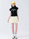 Cooling Double Layer Flare Skirt UPF50 YELLOW - MONBIRDIE GOLF - BALAAN 9