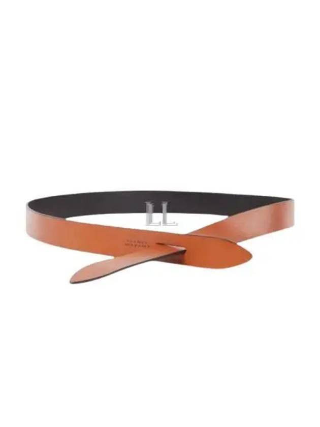 Lecce Knotted Leather Belt Brown - ISABEL MARANT - BALAAN 2