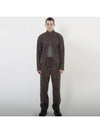 Ribbed Knit String Pants Brown - CHANCE'S NOI - BALAAN 9