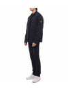 Compass Badge Zipped Jacket Orange Navy Blue - STONE ISLAND - BALAAN 5