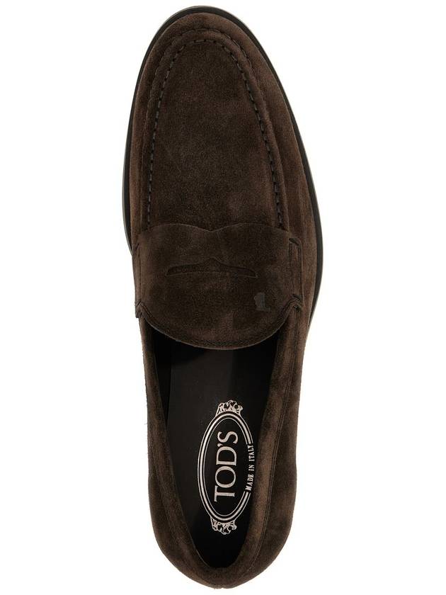 Mocassino Classic Suede Loafers Brown - TOD'S - BALAAN 5