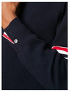 Men's Milan Stitch Armband Crew Neck Knit Top Navy - THOM BROWNE - BALAAN 3