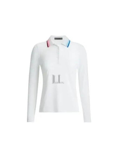 Silky Tech Nylon Long Sleeve Polo GLP000050 SNO Women - G/FORE - BALAAN 1