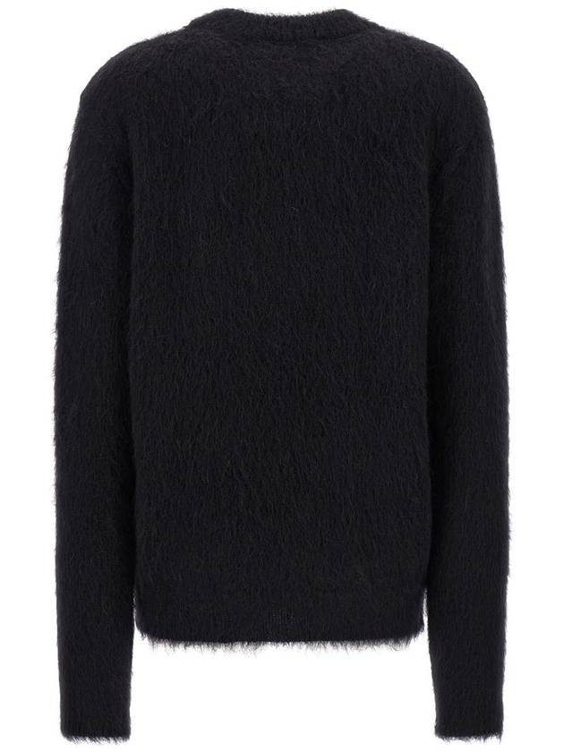 23 fw Black Mohair Blend Sweater BH0KD000KF38EAB B0480738917 - BALMAIN - BALAAN 3