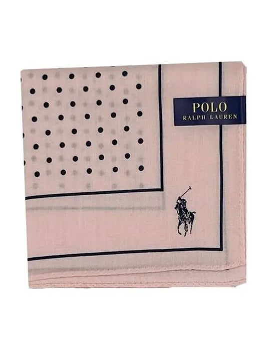 polo logo dot pattern handkerchief pink 1 - RALPH LAUREN - BALAAN 1