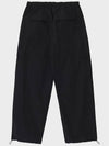 Cotton Nylon Parashute Wide Pants Black - NOIRER FOR WOMEN - BALAAN 10