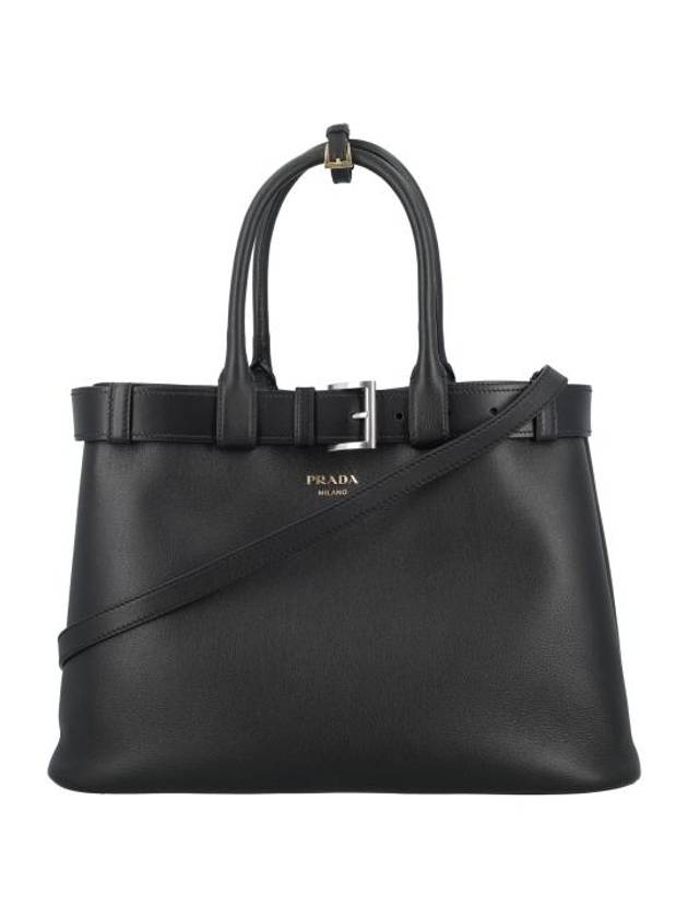 Buckle Large Tote Bag Black - PRADA - BALAAN 2