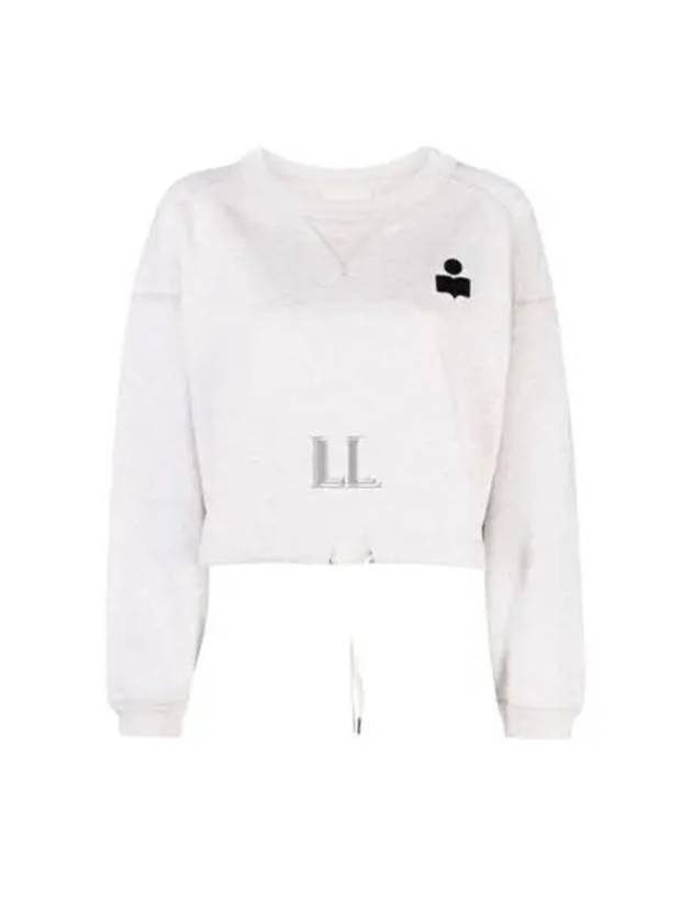 Margo Logo Crop Sweatshirt Ivory - ISABEL MARANT - BALAAN 2