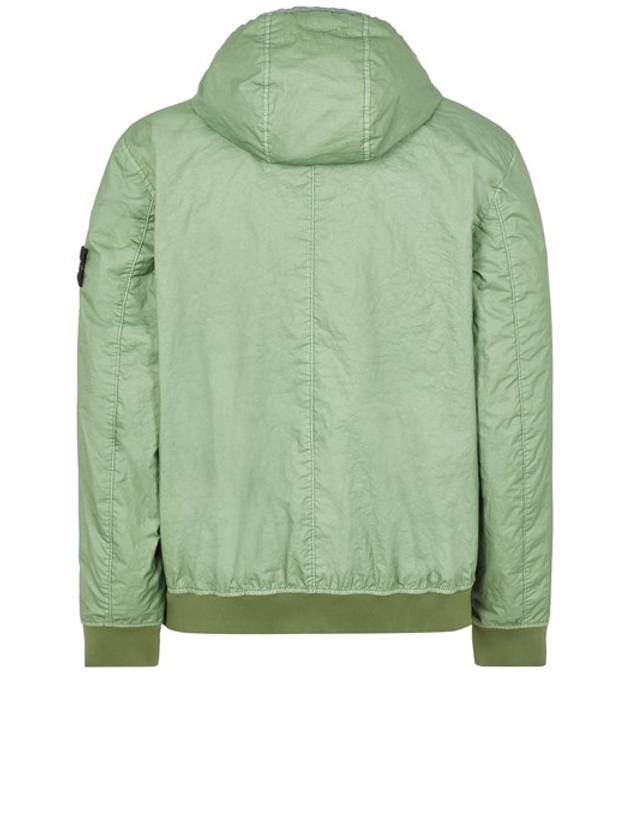 Wappen Patch Nylon Hooded  Jacket Green - STONE ISLAND - BALAAN 4