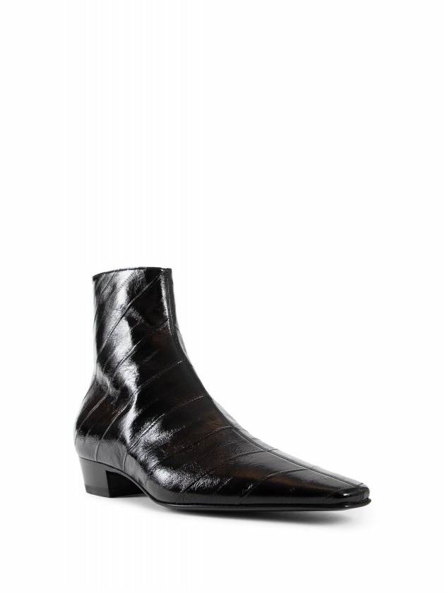 Sun leather paolo boots black 799794 0WX00 1000 - SAINT LAURENT - BALAAN 7