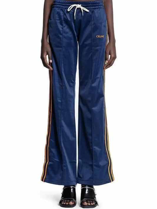 Track Pants Vintage Double Face Jersey Navy 2Z576859W 07AO - CELINE - BALAAN 1