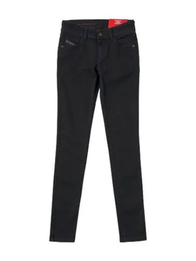 Slandy raw denim pants black dark gray jeans - DIESEL - BALAAN 1