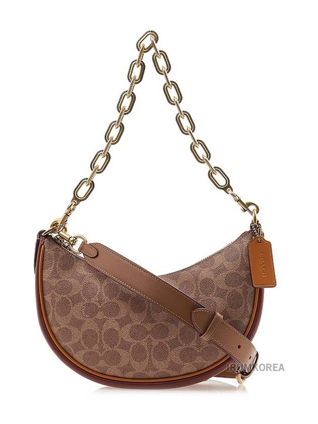 Women s coated shoulder bag CM582 TAN RUST - COACH - BALAAN 2