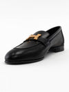 Paris Loafer Black Shoes Rose Gold EU Size H231049Z - HERMES - BALAAN 8